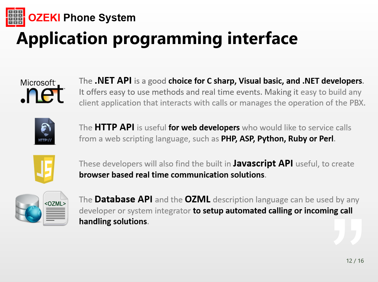 applications programming interface